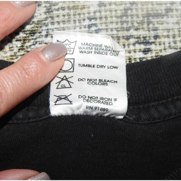 Vintage 1998 Buffy the Vampire Slayer Tee T-Shirt Size Large Fox Blue Grape USA - Picture 5 of 7